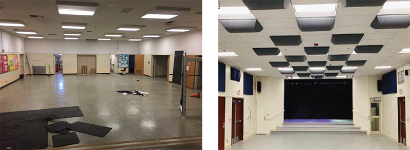 remodeled auditorium