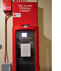 fire alarm terminal cabinet
