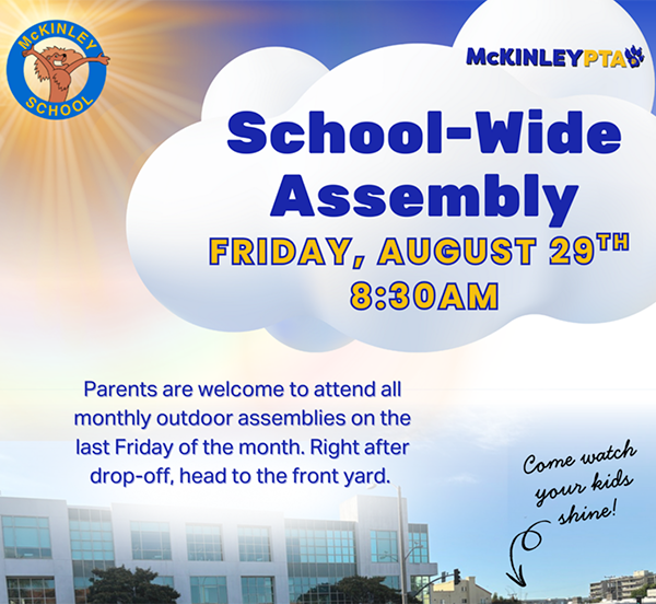  McKinley monthly assembly