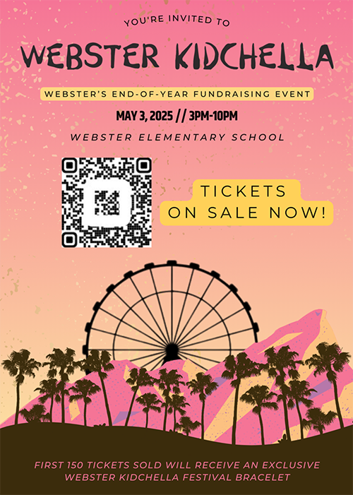  Webster Kidchella celebration