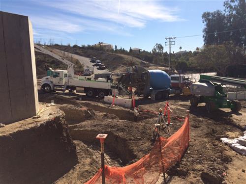 Construction at Malibu High School 