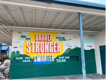 Brave Mural at Grant Elementary SChool