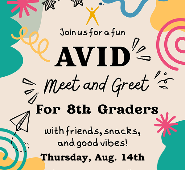  JAMS AVID Meet & Greet for 8th Graders