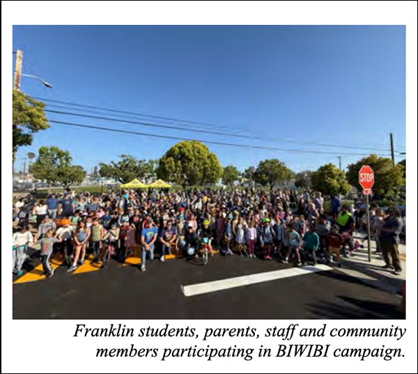  Franklin Elementary wins the spring 2025 Golden Sneaker Award
