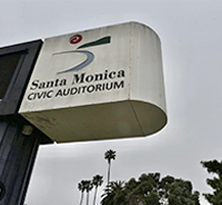  Santa Monica Civic sign