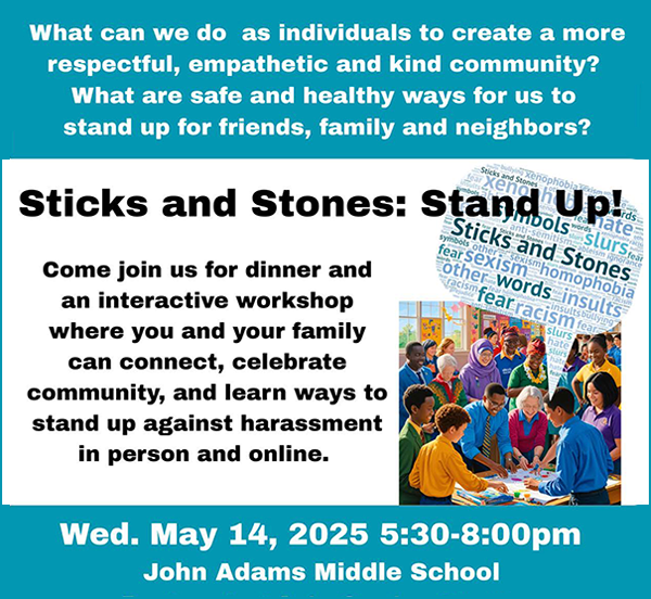 Stand Up! anti-harrassment workshop for families