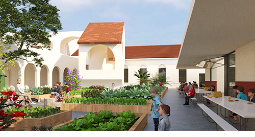 Possible redesign of McKinley Elementary rose garden 