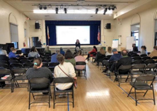 Neighbors attending the McKinley Future Facility Community Meeting