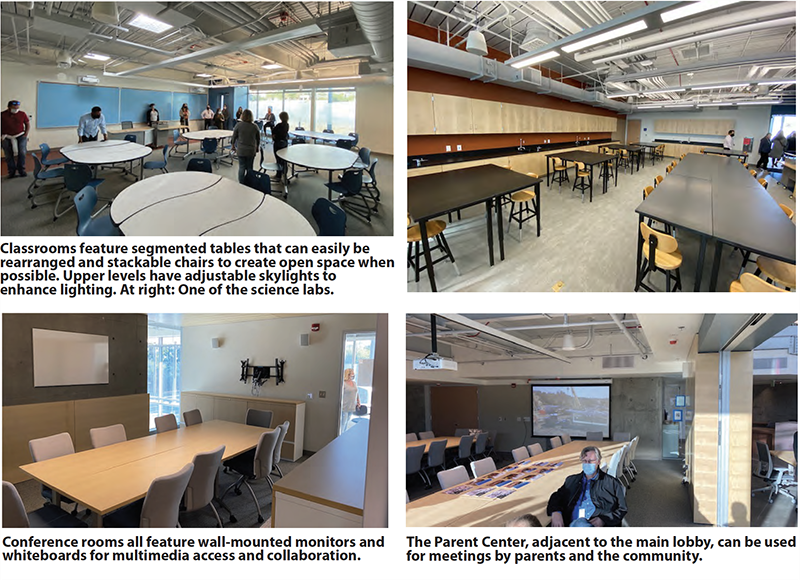 MHS classroom, conference room and Parent Center 