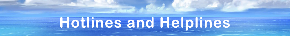 Hotlines and Helplines