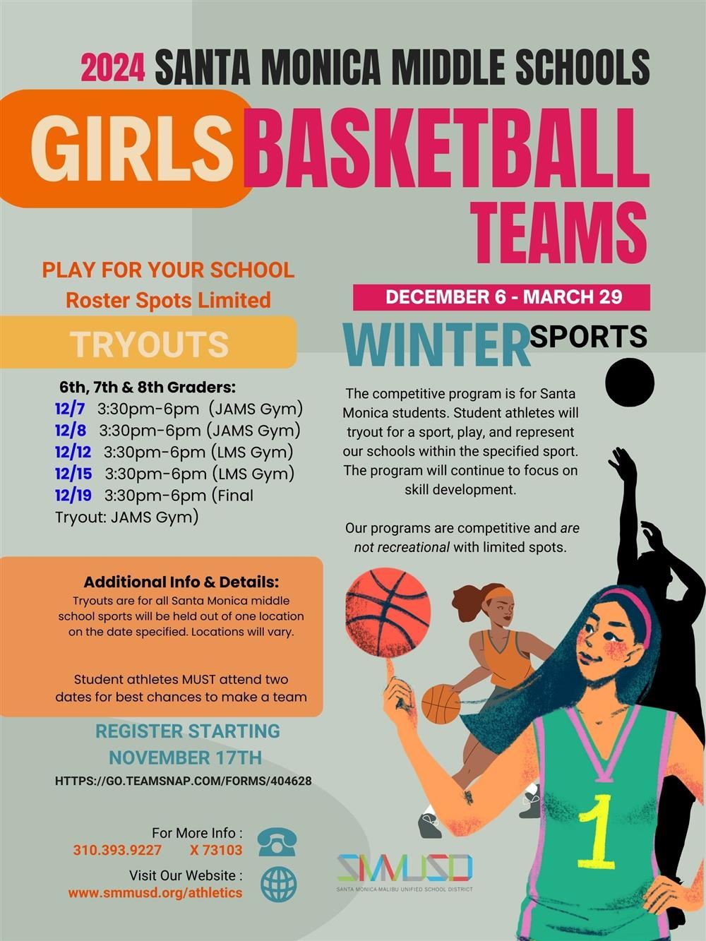 Girls Basketball Tryouts