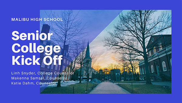 MHS College Kickoff program