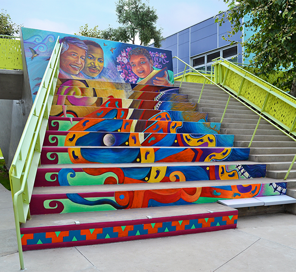  Edison Language Academy steps